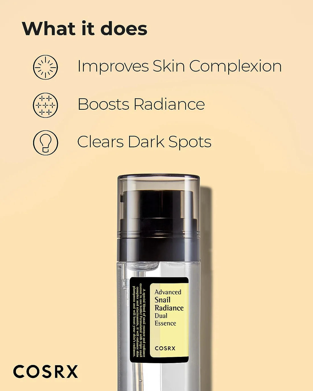 COSRX - Advanced Snail Radiance Dual Essence | 80 ML