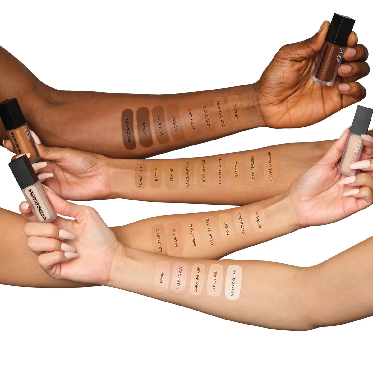 Huda Beauty - #FauxFilter Luminous Matte Buildable Coverage Crease Proof Concealer | 9 mL
