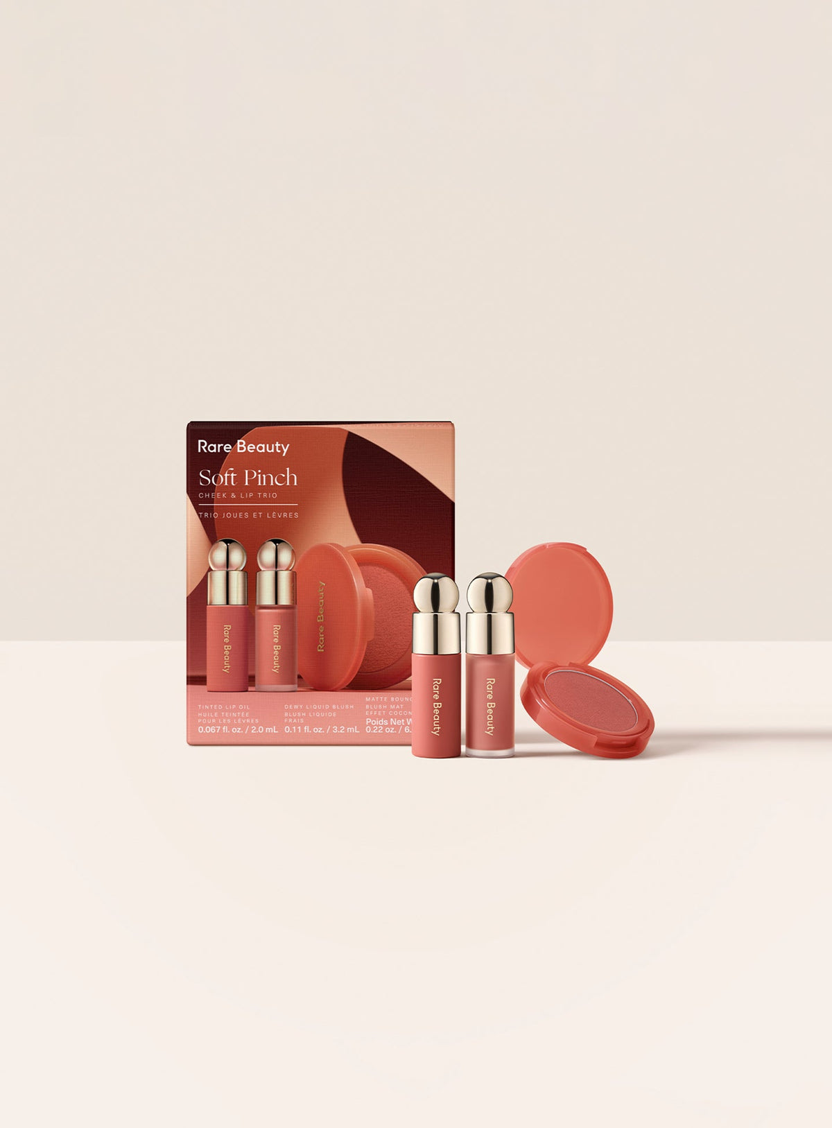 RARE BEAUTY - Soft Pinch Cheek & Lip Trio Makeup Gift Set