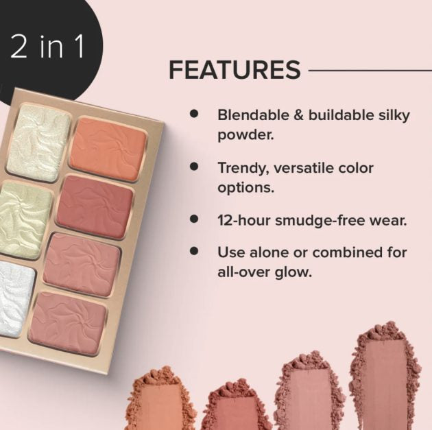Character The Face Diary Blush & Highlight 001