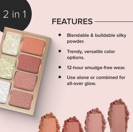 Character The Face Diary Blush & Highlight 001