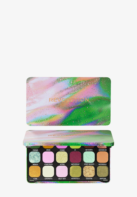 REVOLUTION FOREVER FLAWLESS PALETTE - Eyeshadow palette - astro nova green