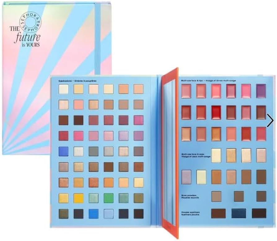 Sephora Collection The Future is Yours Multi Use Palette Eyes Lips & Face 88 Colours + 1 Mirror