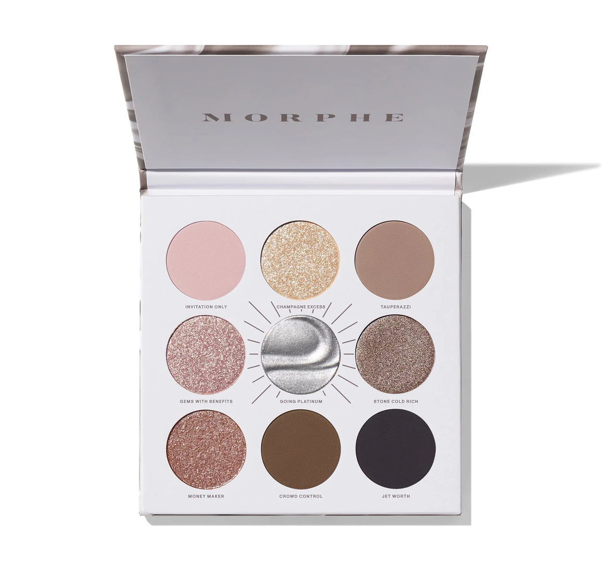 Morphe - Rich & Foiled Artistry Palette - Going Platinum