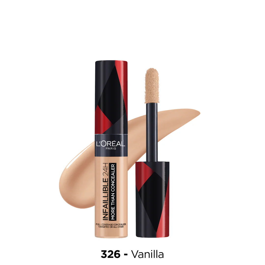 L'Oréal Paris Infallible Full Wear Waterproof Concealer Up To 24H Full Coverage Flawless Matte Finish