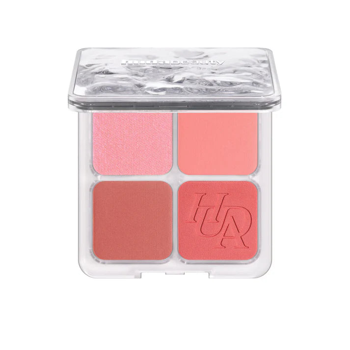 HUDA BEAUTY BLUSH FILTER BLURRING BLUSHIGHLTERS PALETTE (TOASTY PEACH)